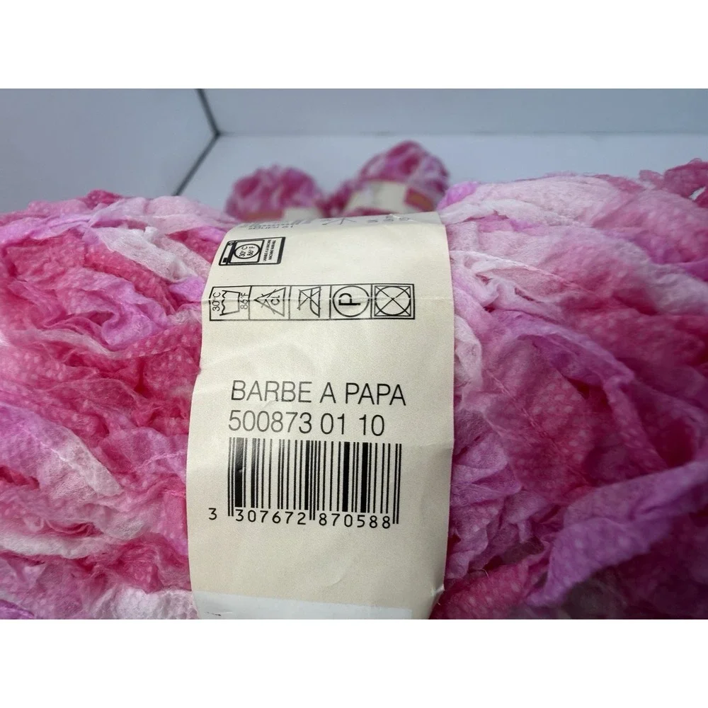 Phildar Clapotis Pink Yarn‎ 100% Nylon 25g Each Lot Of 4